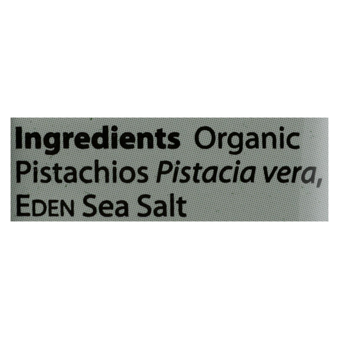 Eden Foods Organic Pocket Snacks - Pistachios - Shelled And Dry Roasted - 1 Oz - Case Of 12 - Maras Green