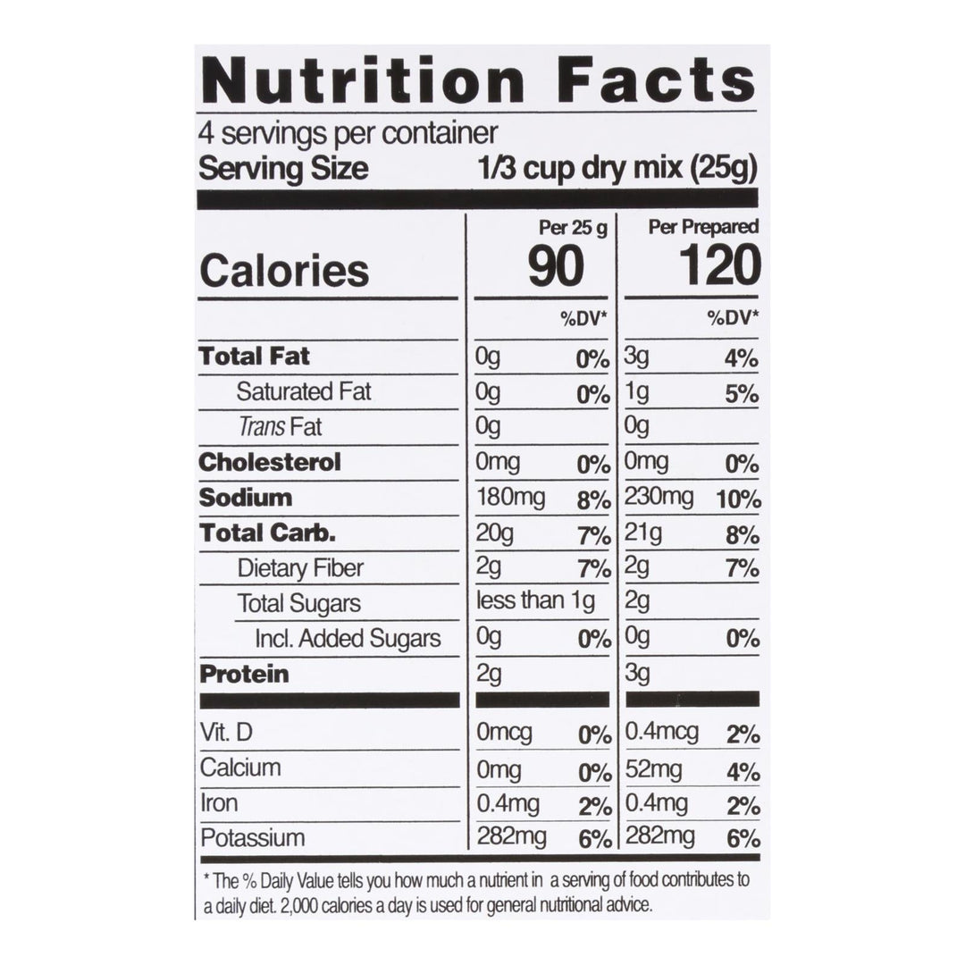 Edward And Sons Organic Mashed Potatoes - Home Style - Case Of 6 - 3.5 Oz. - Maras Green