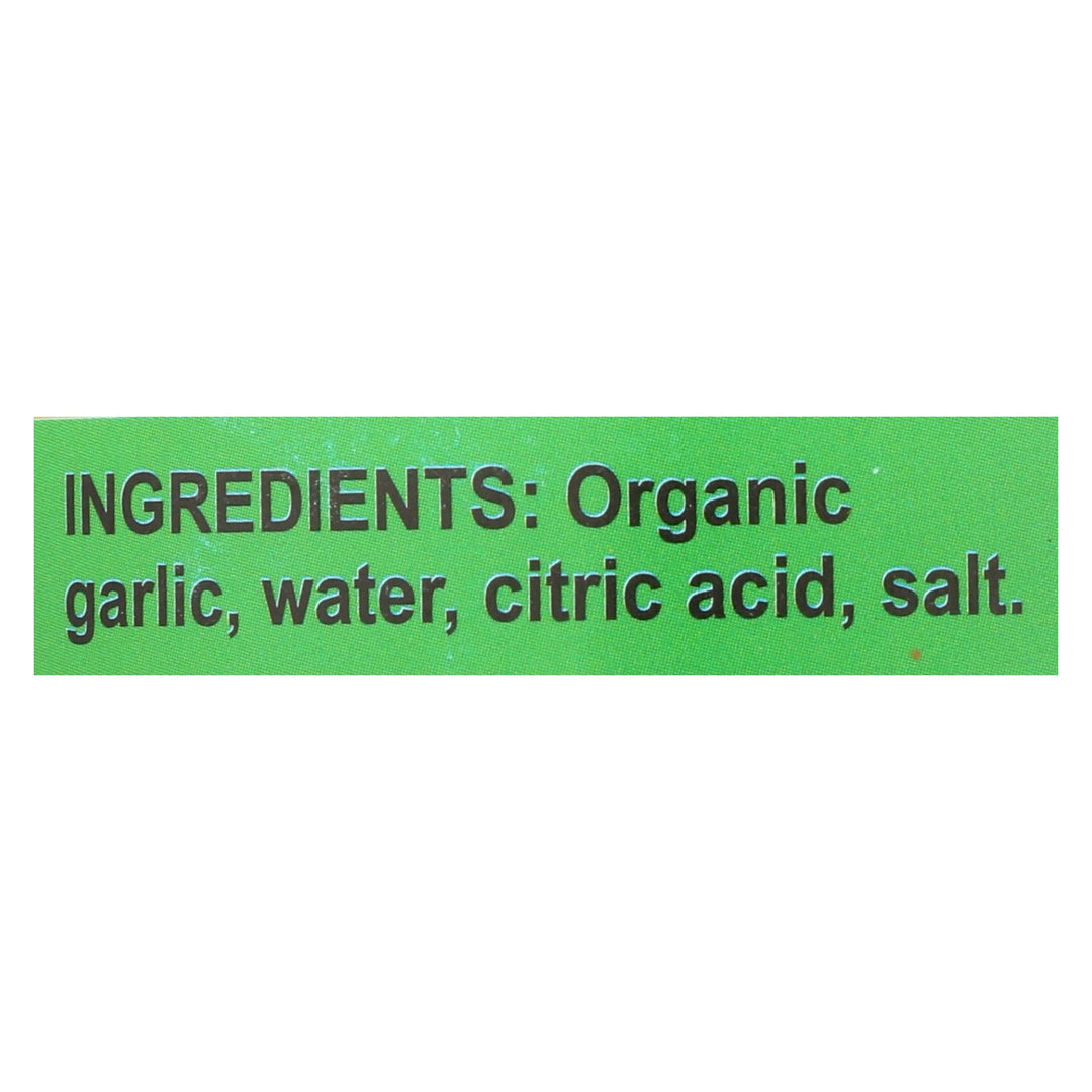 Emperors Kitchen Garlic - Organic - Chopped - 4.5 Oz - Case Of 12 - Maras Green