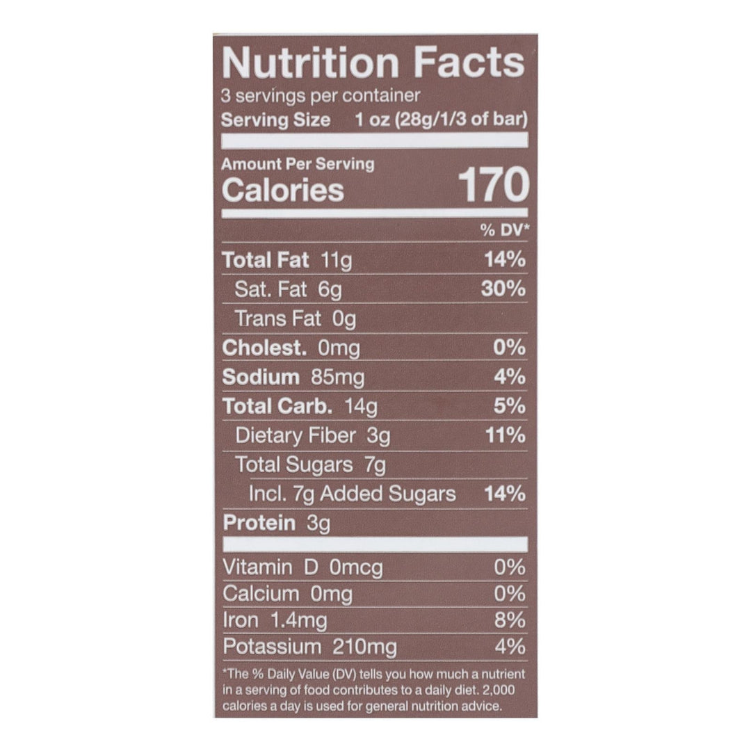 Endangered Species Natural Chocolate Bar - Dark Chocolate - 72 Percent Cocoa - Sea Salt And Almonds - 3 Oz Bars - Case Of 12 - Maras Green