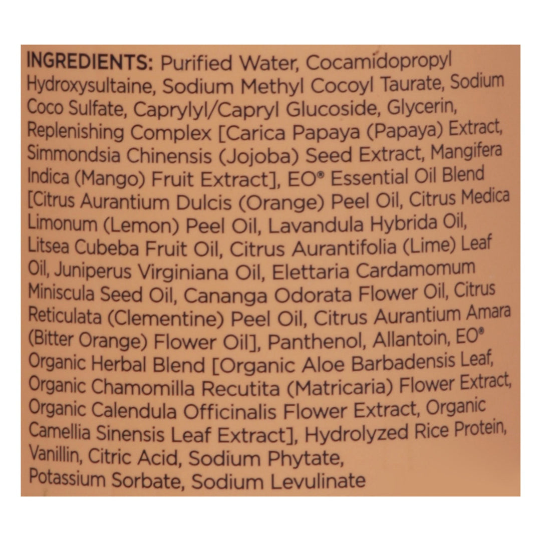 Eo Products - Gel/shwr Orng/bloss/van - 1 Each - 16 Fz - Maras Green