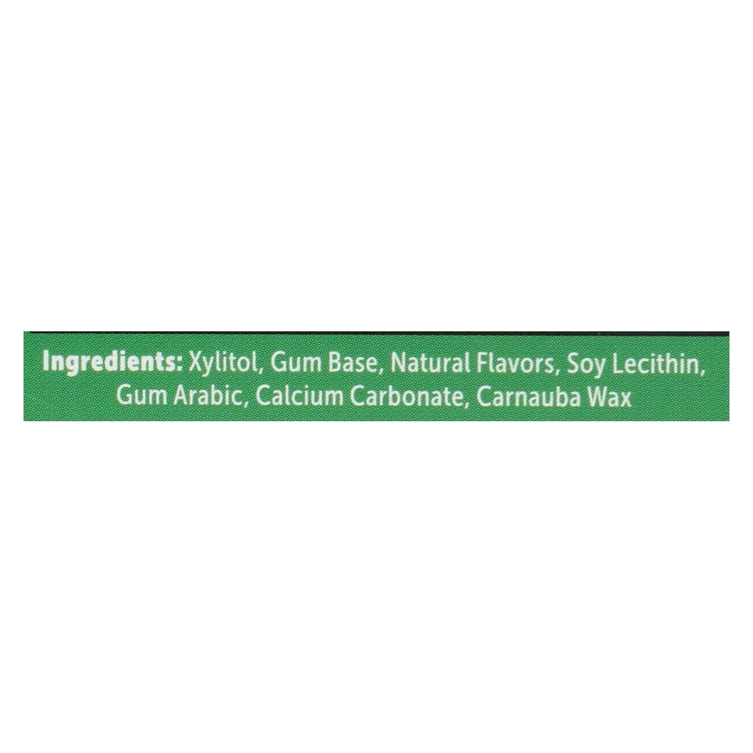 Epic Dental - Xylitol Gum - Spearmint - Case Of 12 - 12 Pack - Maras Green