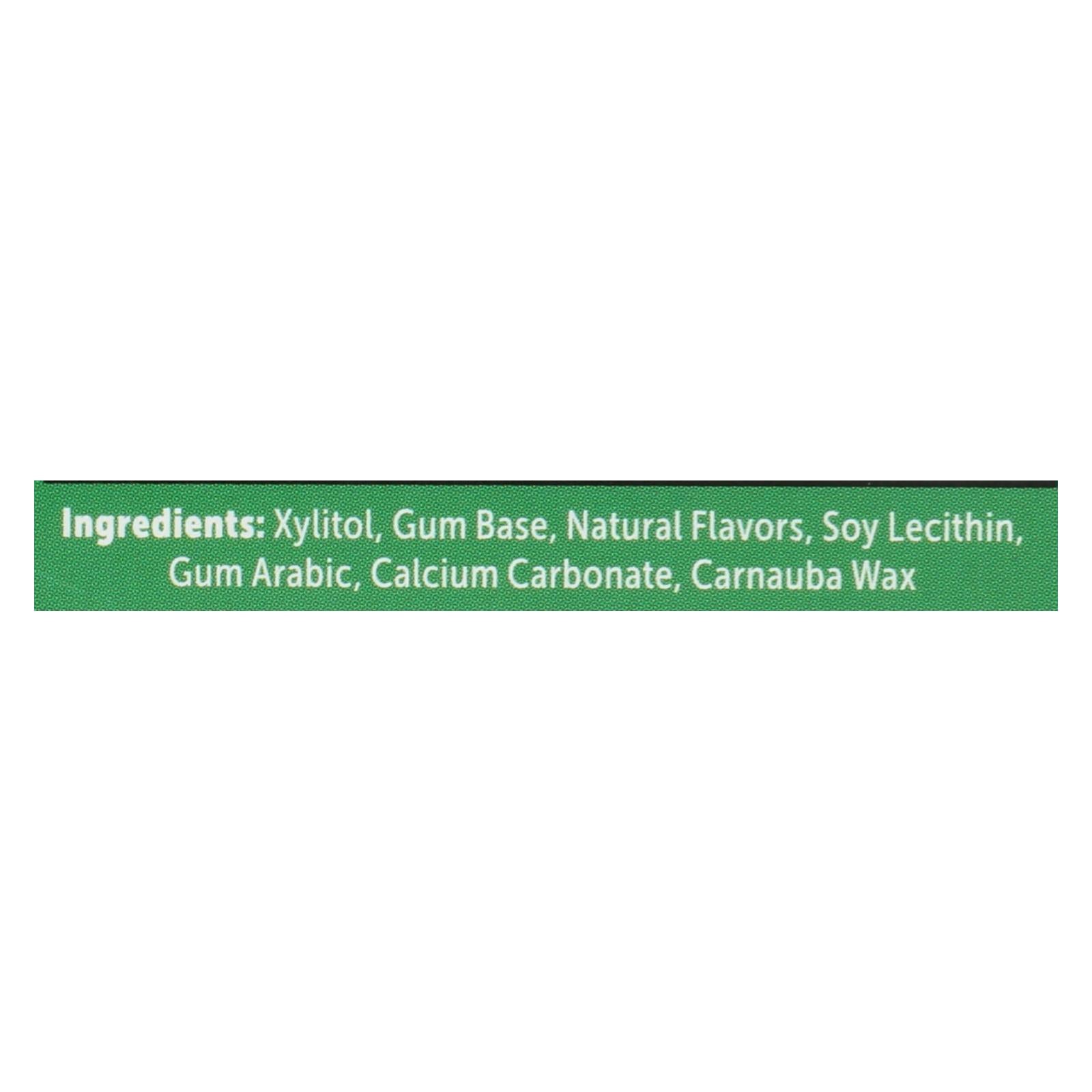 Epic Dental - Xylitol Gum - Spearmint - Case Of 12 - 12 Pack - Maras Green