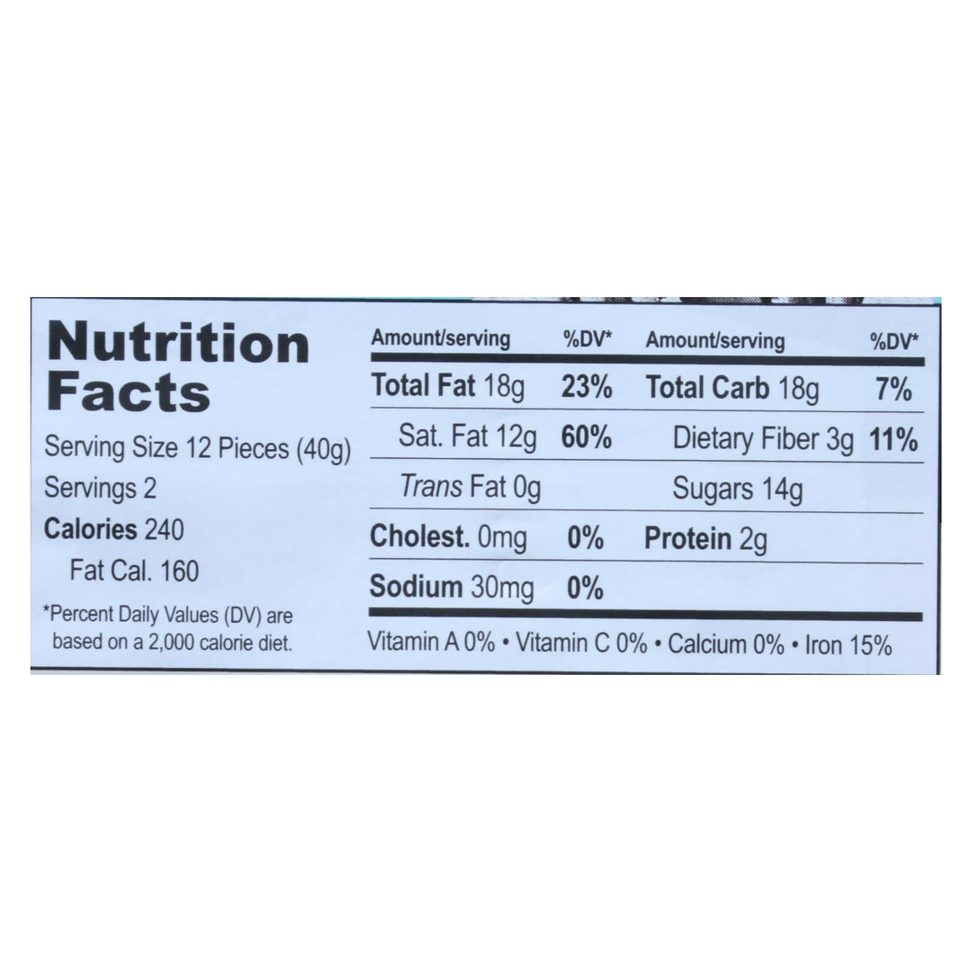 Equal Exchange - Bar Dark Chocolate Coconut - Case Of 12 - 2.8 Oz - Maras Green