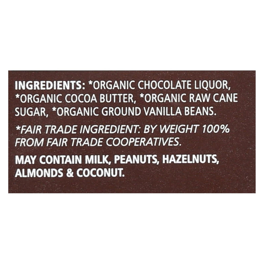 Equal Exchange Organic Chocolate Bar - Extreme Dark - Case Of 12 - 2.8 Oz. - Maras Green