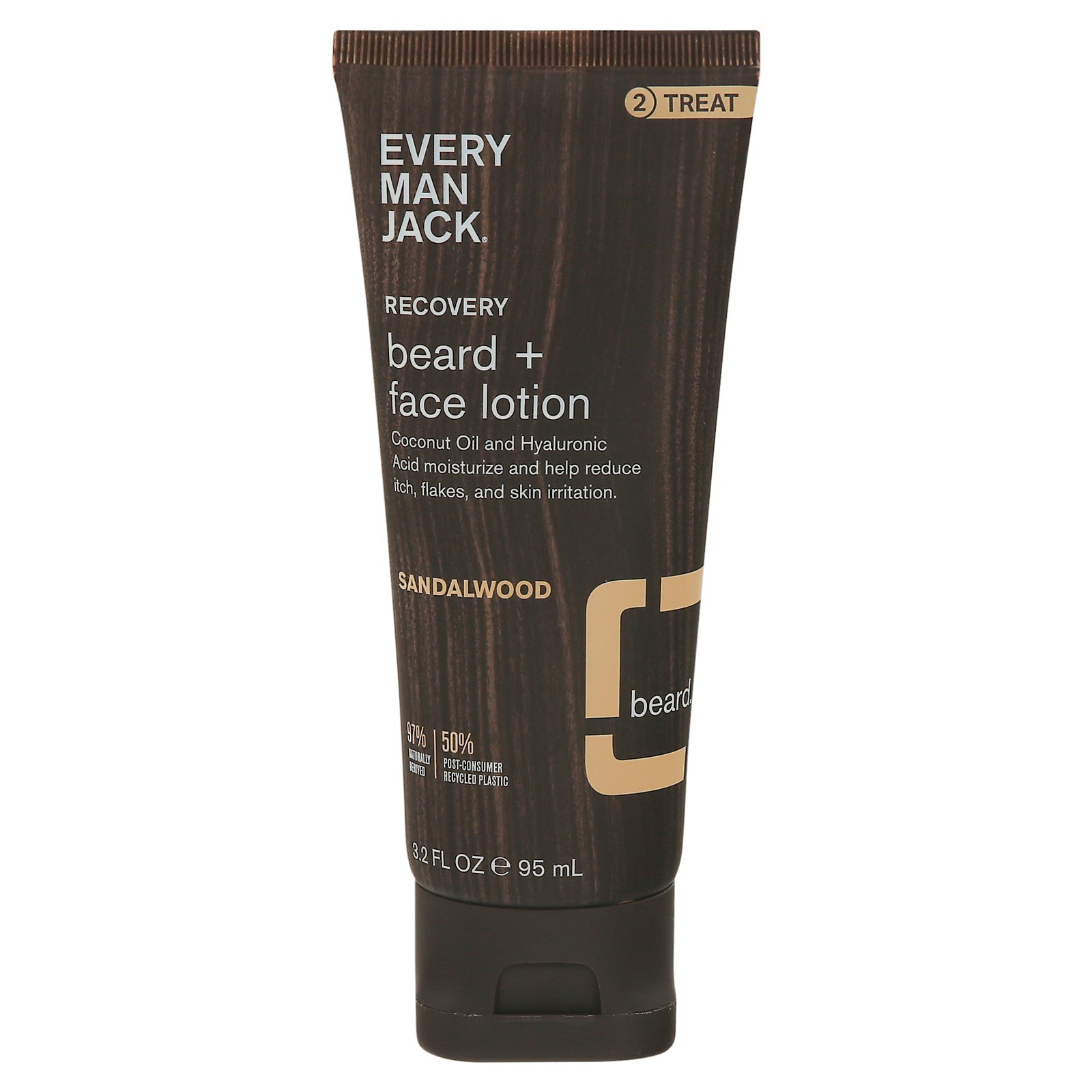 Every Man Jack - Ltn Beard Fce Rcvr Sndlwd - 1 Each - 3.2 Fz - Maras Green