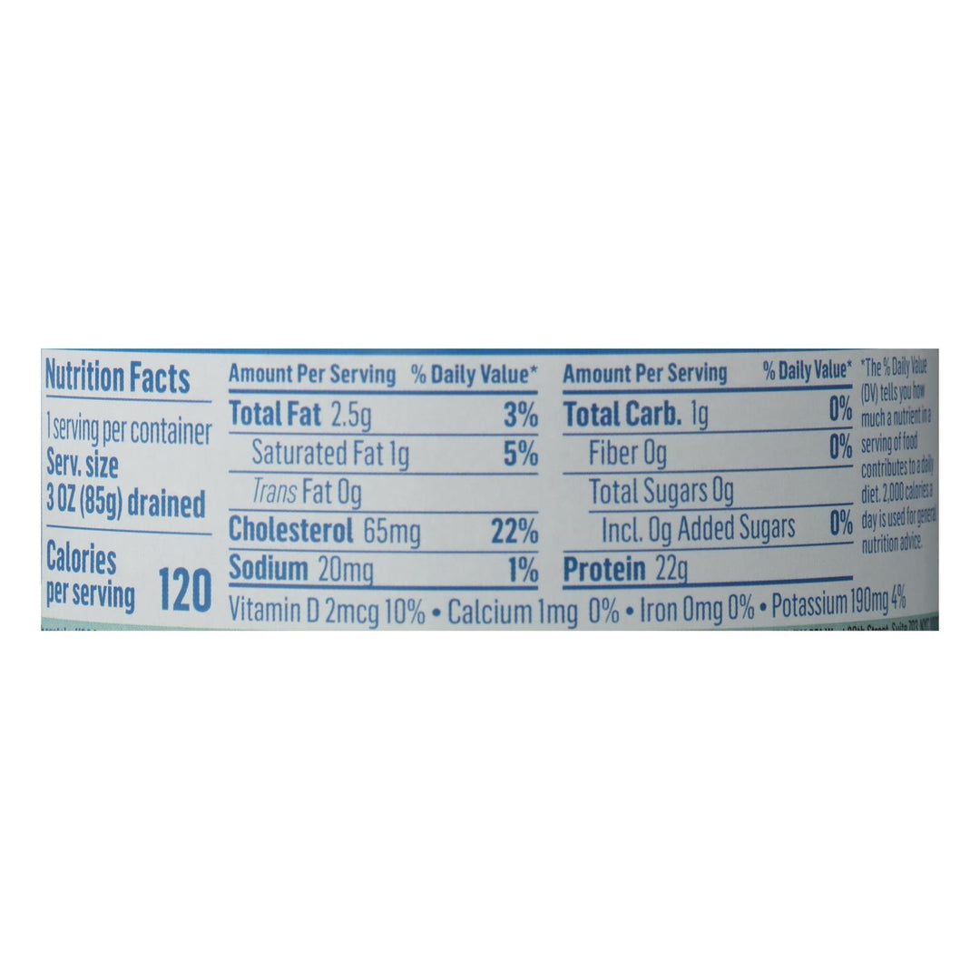 Fish Tales - Tuna Albacore In Water - Case Of 12 - 5 Oz - Maras Green