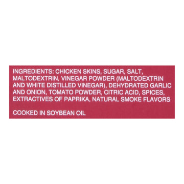 Flock - Chip Chicken Skin Bbq - Case Of 8 - 2.5 Oz - Maras Green