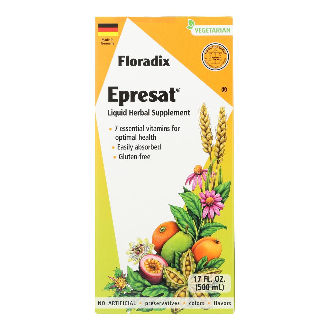 Floradix - Epresat Adlt Multivitamin - 1 Each 1 - 17 Fz - Maras Green