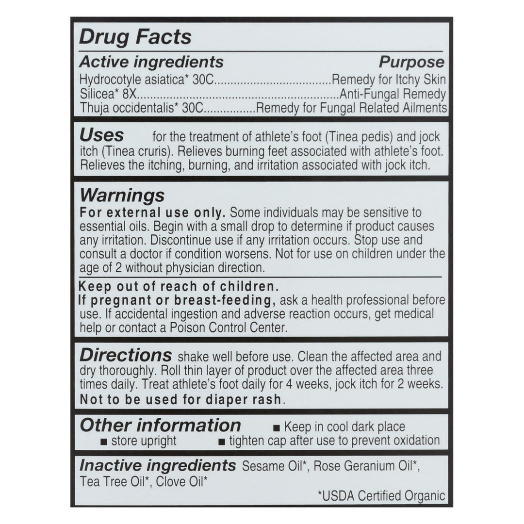 Forces Of Nature - Athltes Ft Anitfungal - 1 Each - 4 Ml - Maras Green