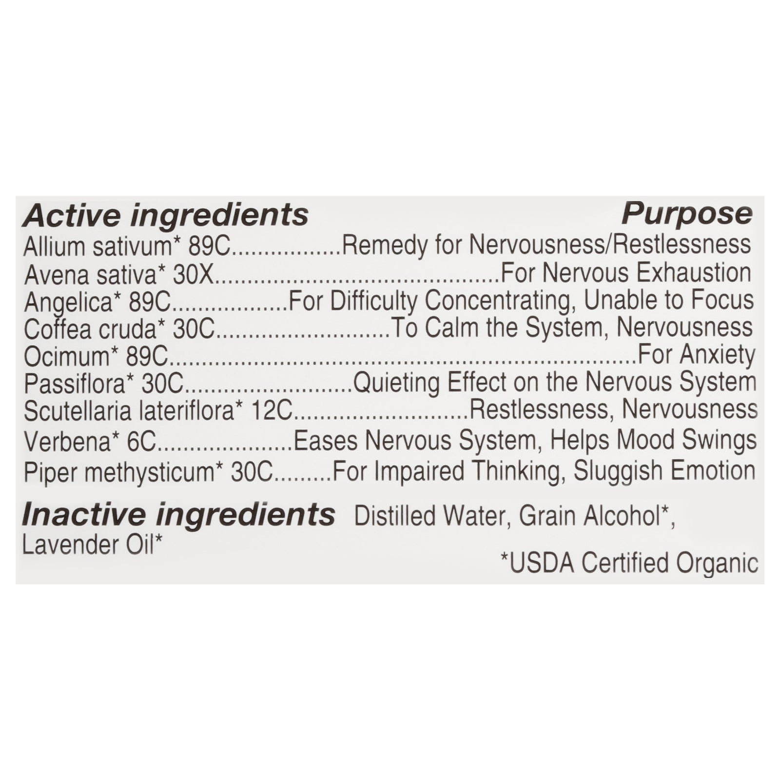 Forces Of Nature - Calm Mood - 1 Each - 10 Ml - Maras Green