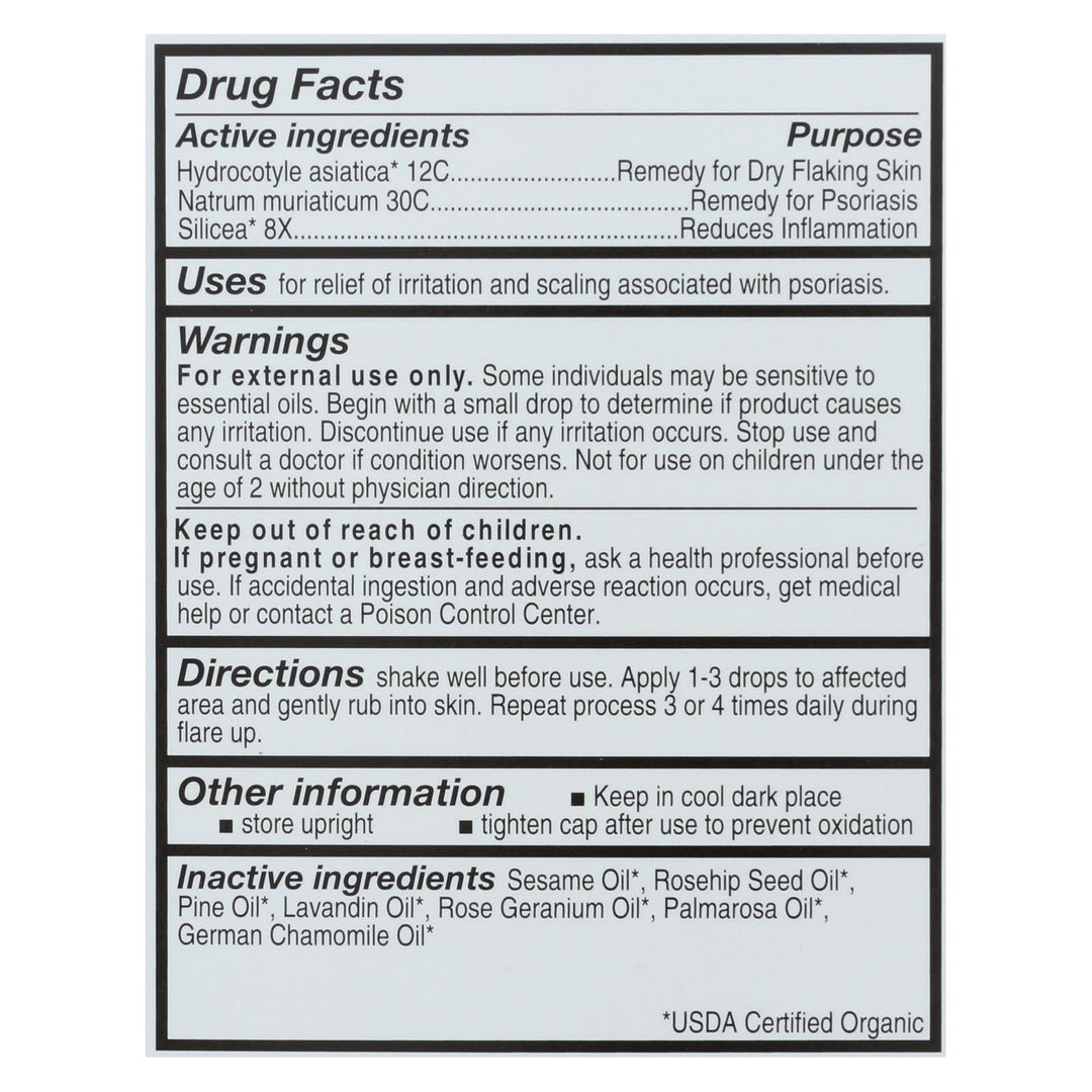 Forces Of Nature - Psoriasis Relief - 1 Each - 5 Ml - Maras Green