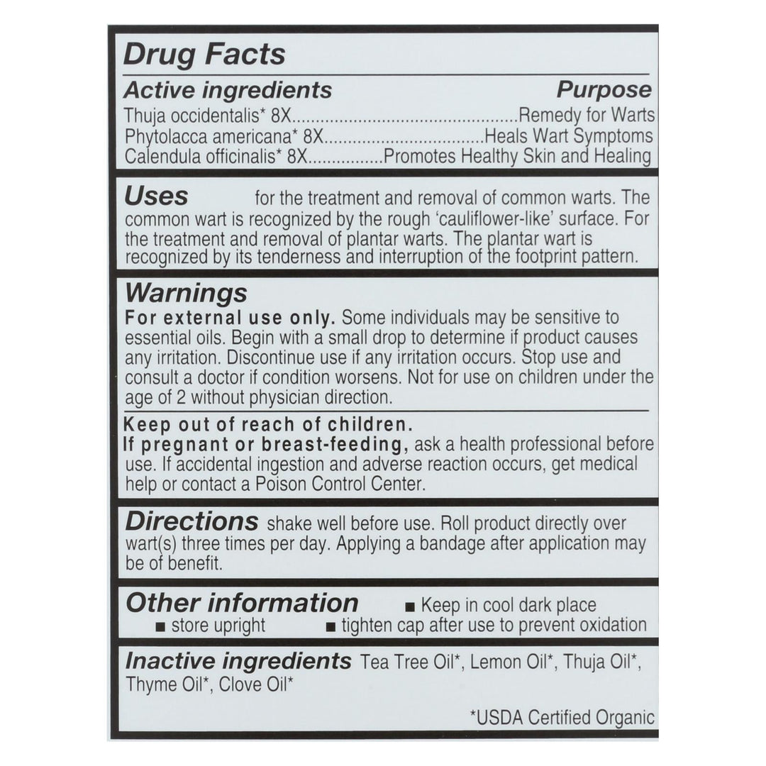 Forces Of Nature - Wart Contrl Extra - 1 Each - 4 Ml - Maras Green