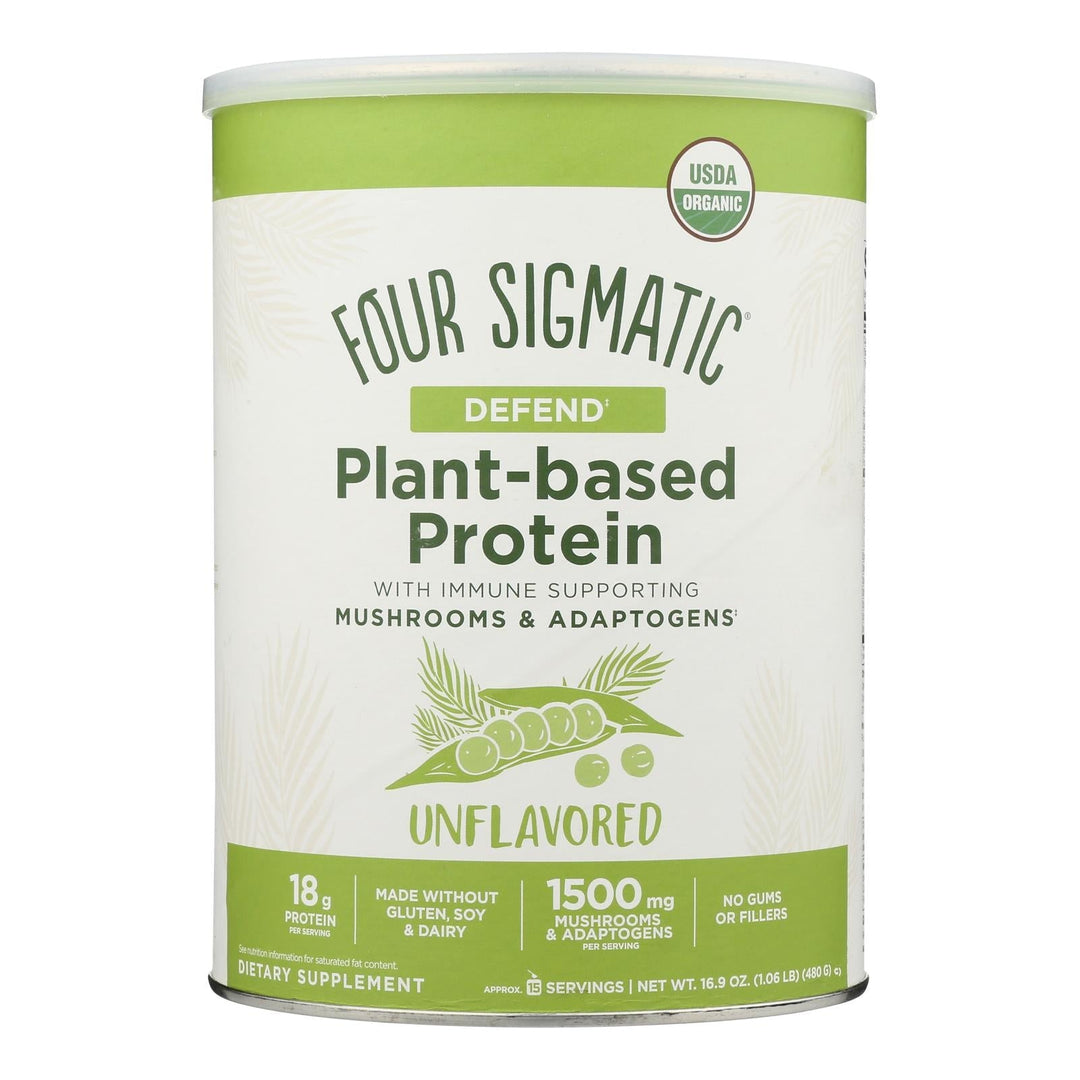 Four Sigmatic - Plnt Based Protein Unflv - 1 Each - 16.9 Oz - Maras Green