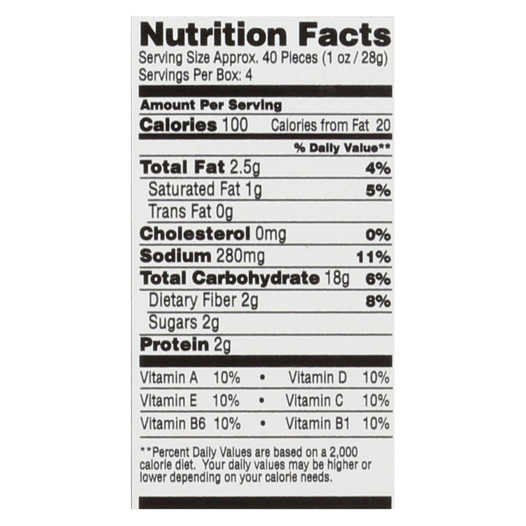 From The Ground Up - Cauliflower Crackers - Original - Case Of 6 - 4 Oz. - Maras Green