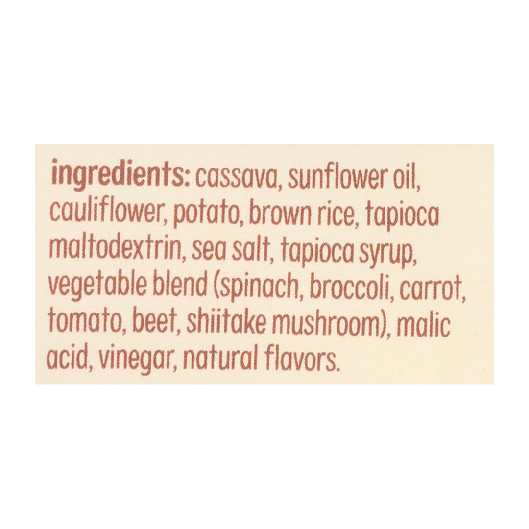 From The Ground Up Salt & Vinegar Cauliflower Chips - Case Of 12 - 3.5 Oz - Maras Green