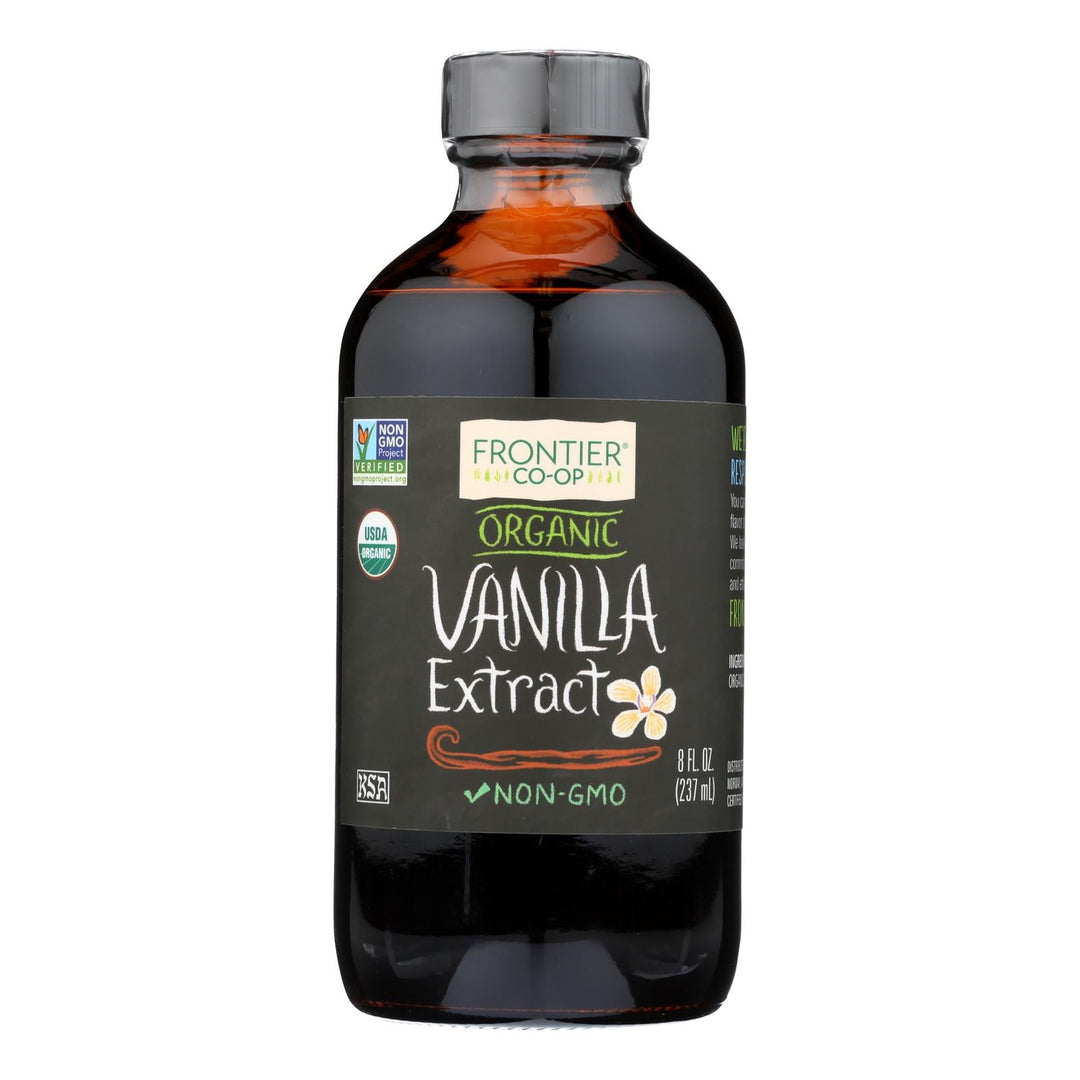 Frontier Herb Vanilla Extract - Organic - 8 oz - Maras Green