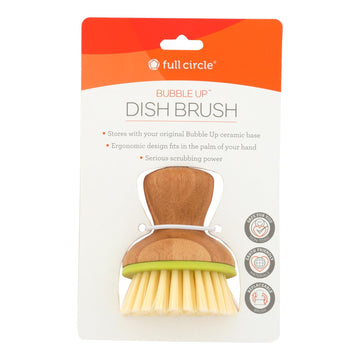 Full Circle Home Replacement Brush - Bubble Up Green - 6 Ct - Maras Green