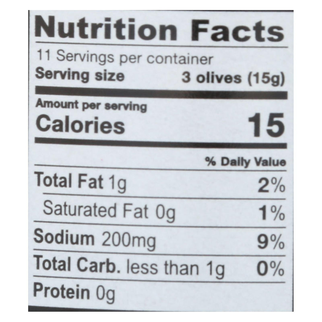 Gaea Stuffed Green Olives With Real Pimento - Case Of 8 - 6 Oz - Maras Green