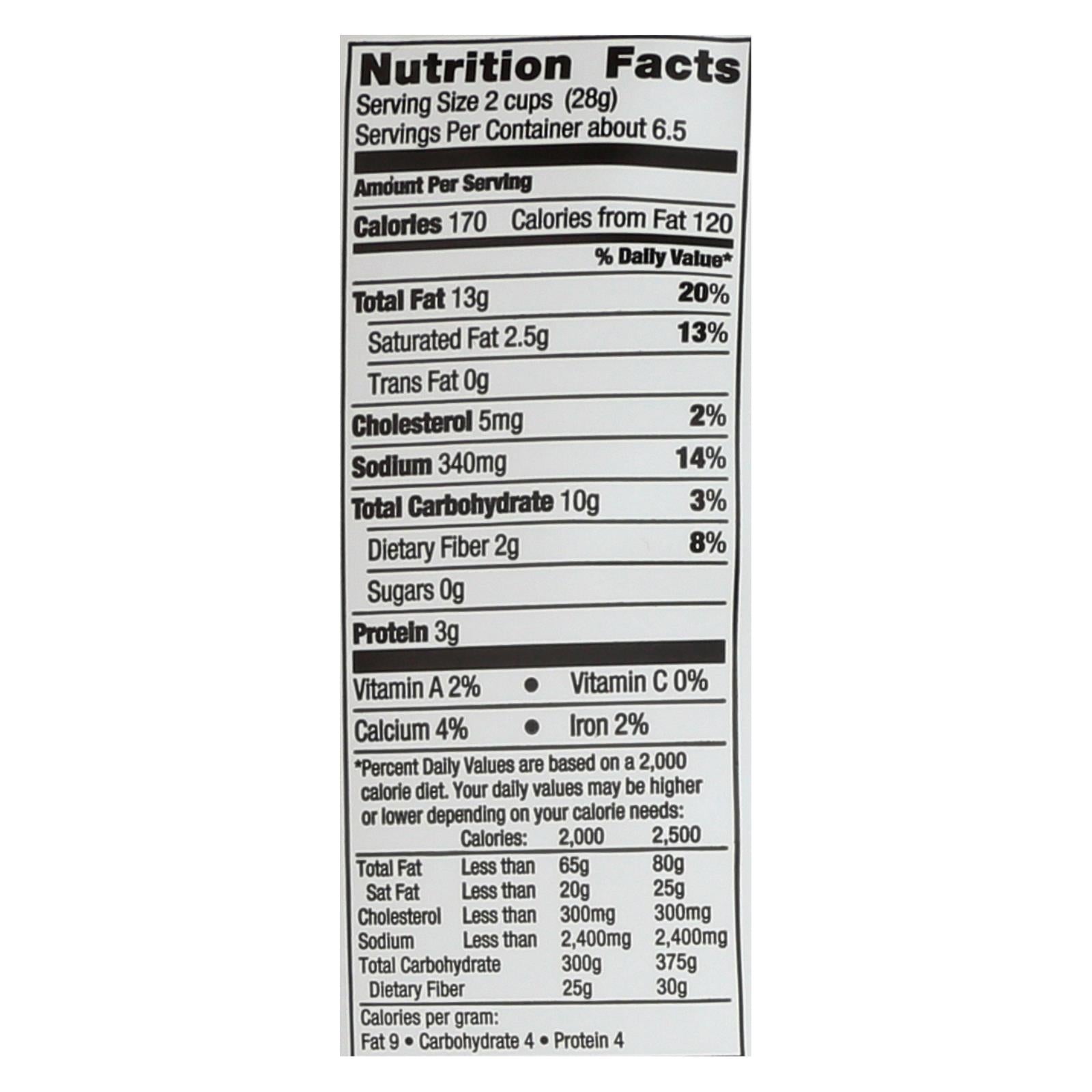 G.h. Cretors Just The Cheese Corn - Cheese Corn - Case Of 12 - 6.5 Oz. - Maras Green