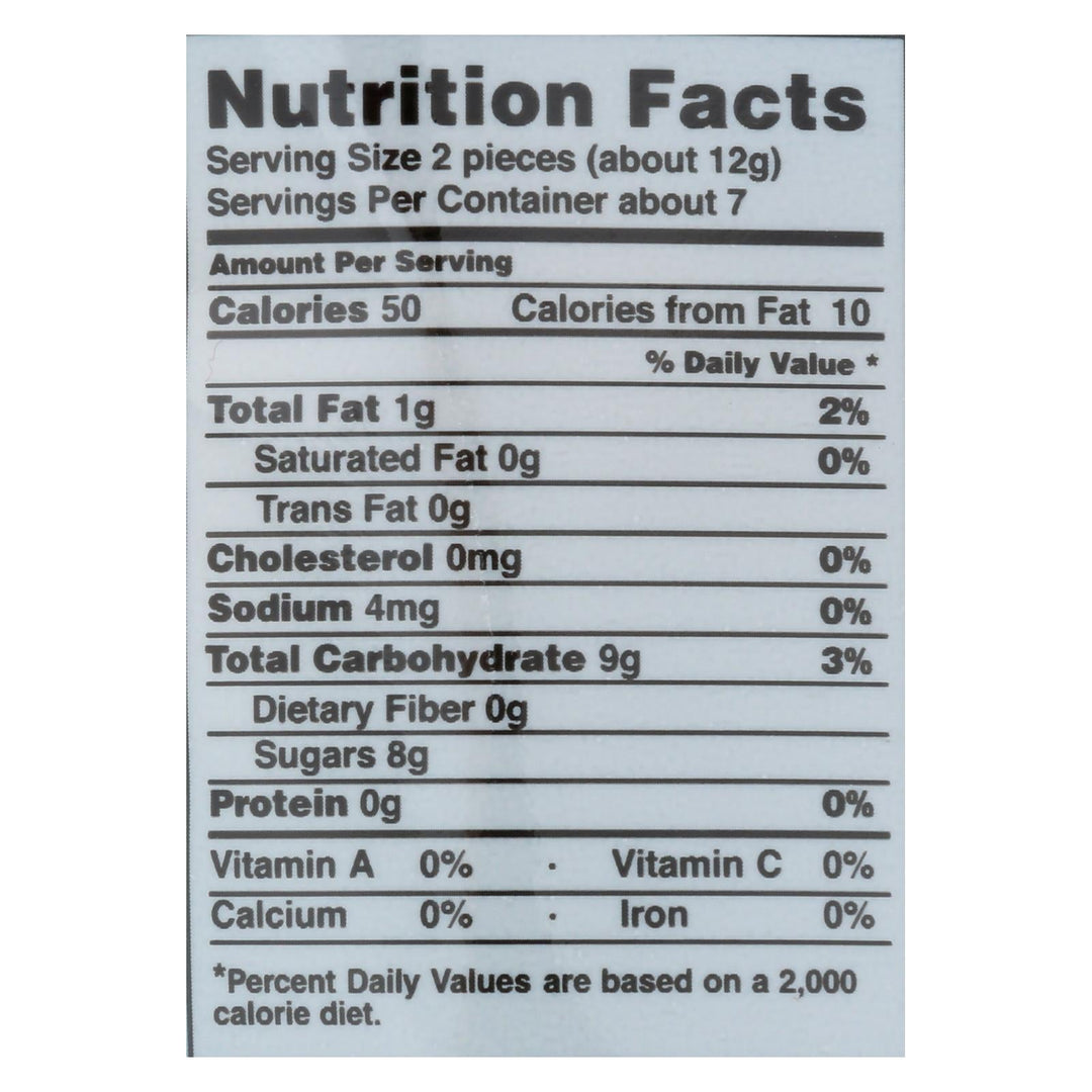 Ginger People Chewy Ginger Candy - Peanut - Case Of 12 - 3 Oz. - Maras Green