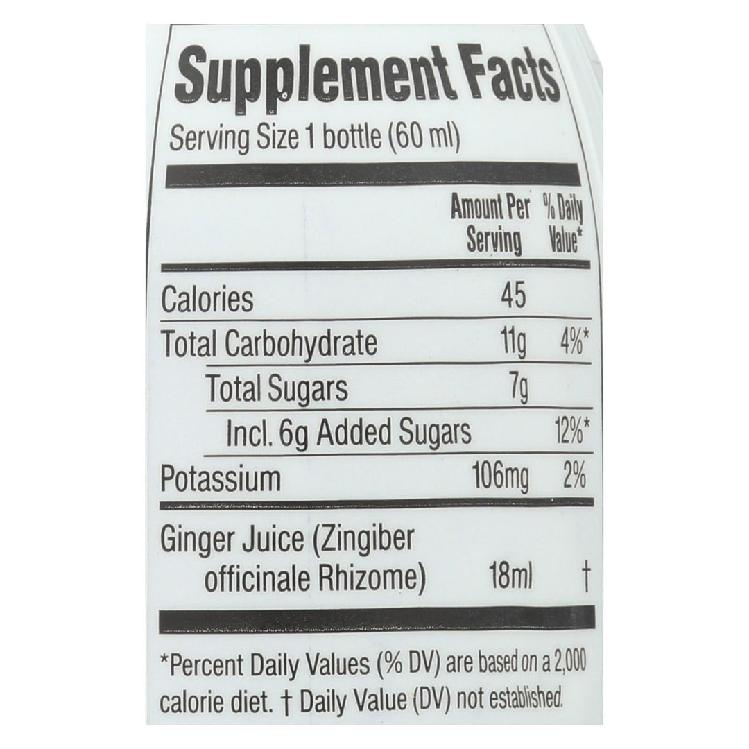 Ginger People - Ginger Shot Rescue Lemon Cynn - Case Of 12 - 2 Fz - Maras Green