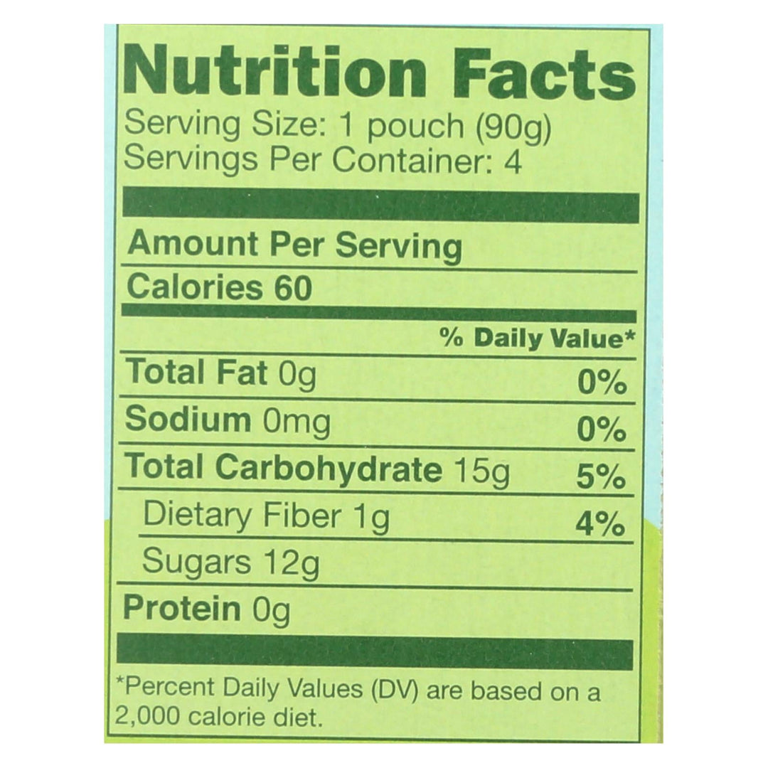 Gogo Squeeze Organic Applesauce - Apple - Case Of 12 - 3.2 Oz. - Maras Green