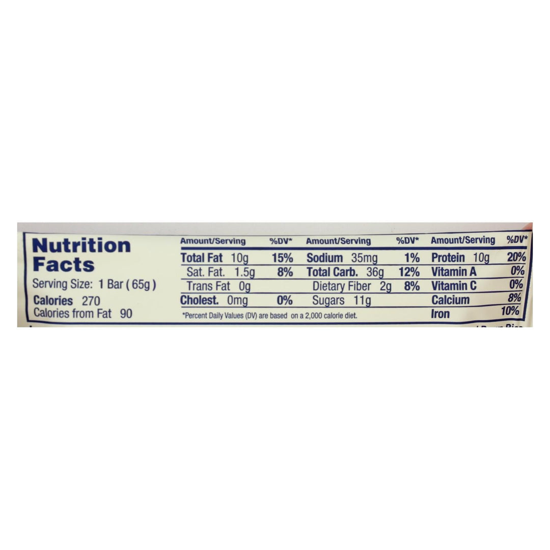 Gomacro Bar - Organic - Bberry - Cashew Butter - Case Of 12 - 2.3 Oz - Maras Green