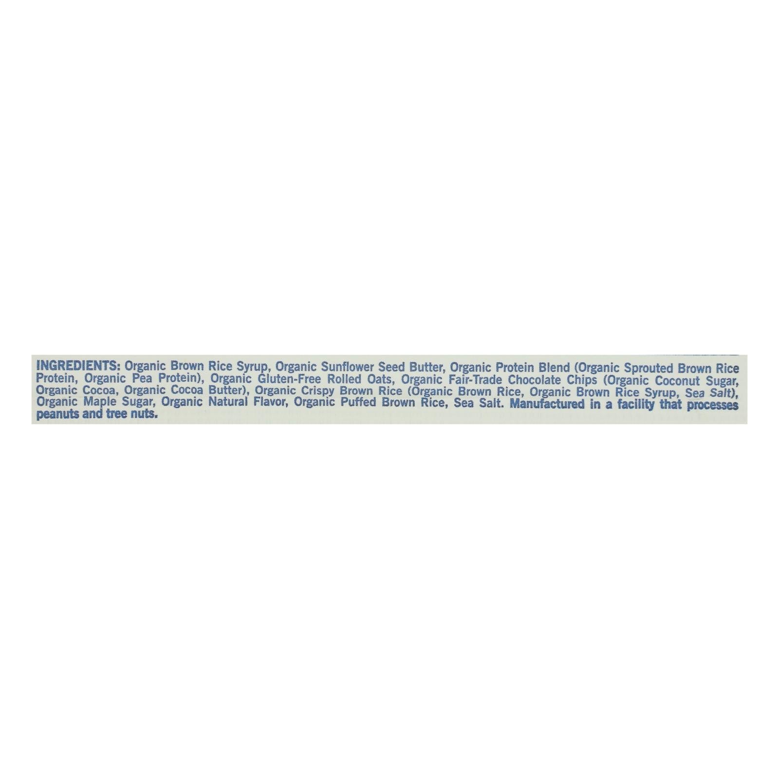 Gomacro - Bars Oatmeal Cchip - Case Of 12 - 2.3 Oz - Maras Green