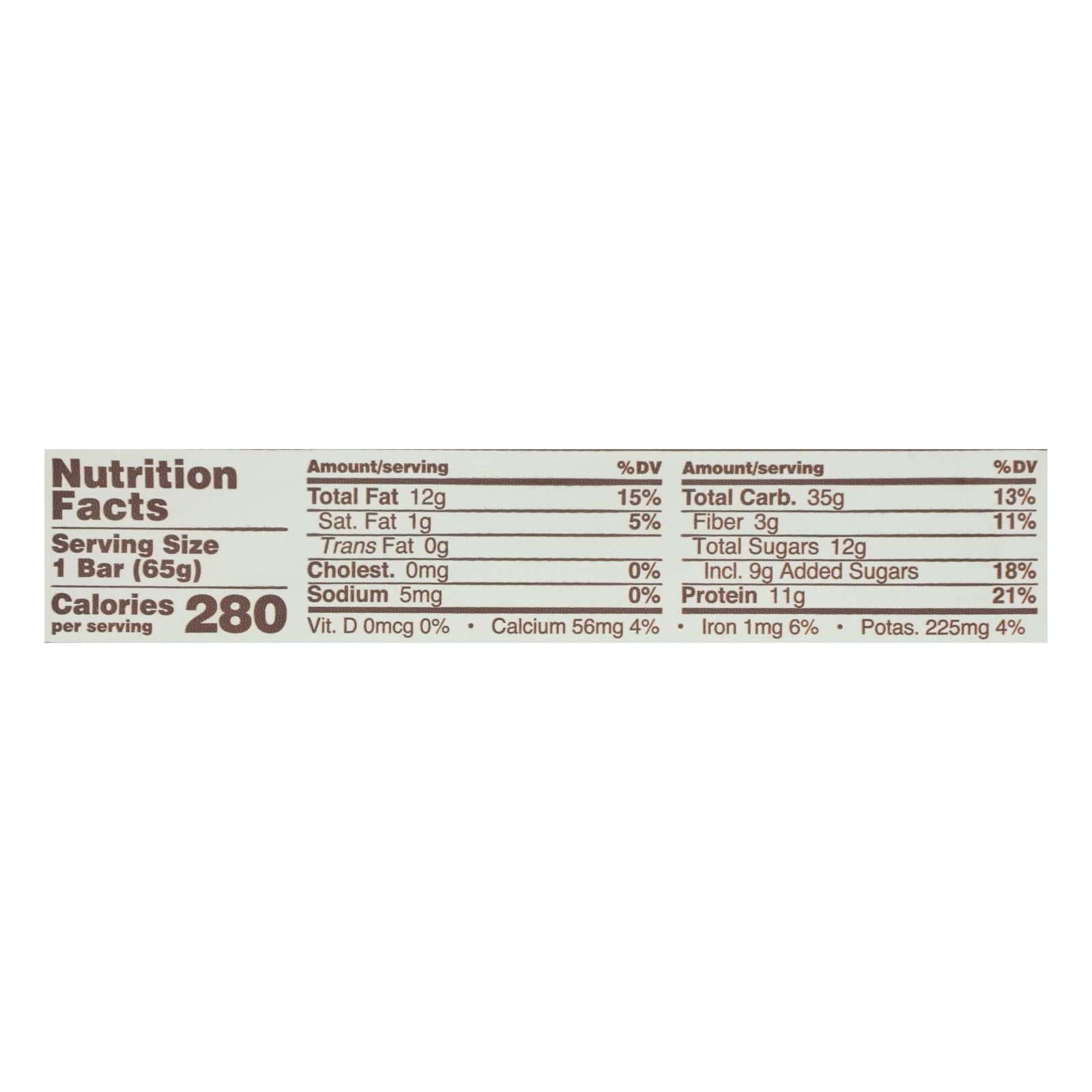 Gomacro Organic Macrobar - Banana And Almond Butter - 2.3 Oz Bars - Case Of 12 - Maras Green