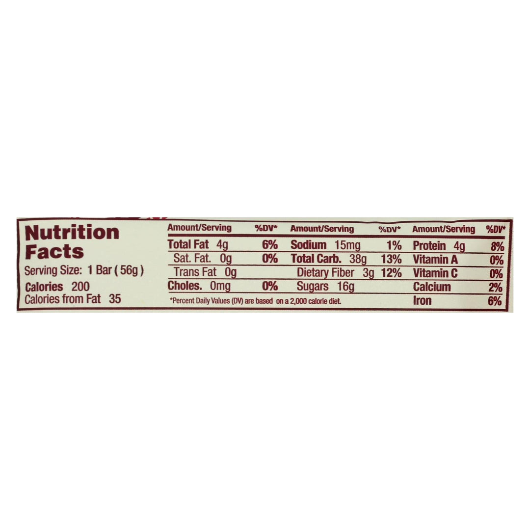 Gomacro Organic Macrobar - Cherries And Berries - 2 Oz Bars - Case Of 12 - Maras Green