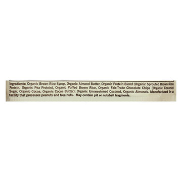 Gomacro Organic Macrobar - Coconut Almond Butter And Chocolate Chips - Case Of 12 - 2.3 Oz. - Maras Green