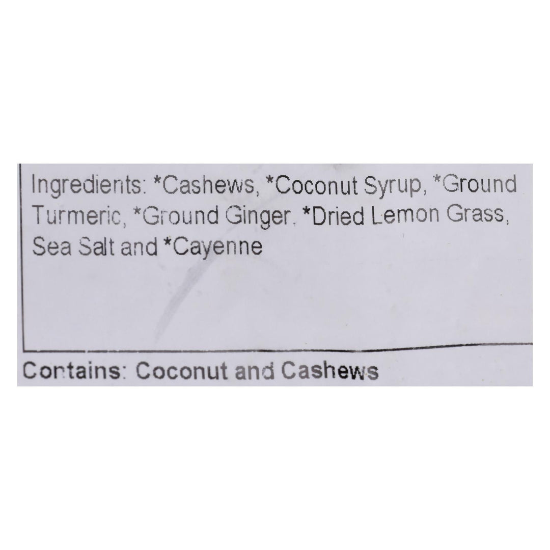 Grandy Oats Cashews Organic Turmeric Ginger - Single Bulk Item - 10lb - Maras Green