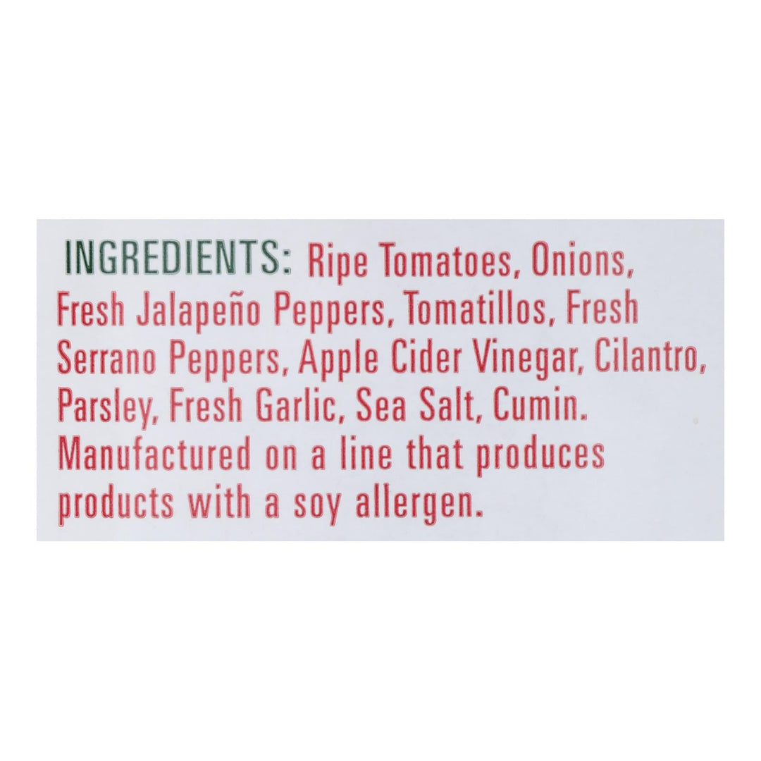 Green Mountain Gringo Hot Salsa - Case Of 12 - 16 Oz. - Maras Green