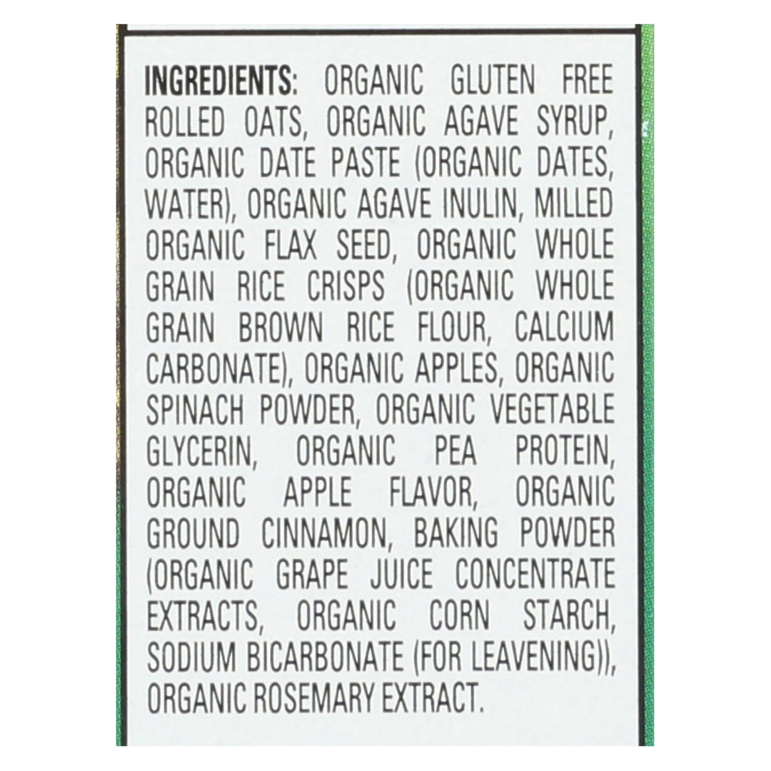 Happy Tot Soft Baked Oat Bar Organic Apples & Spinach - Case Of 6 - 5/.88oz - Maras Green