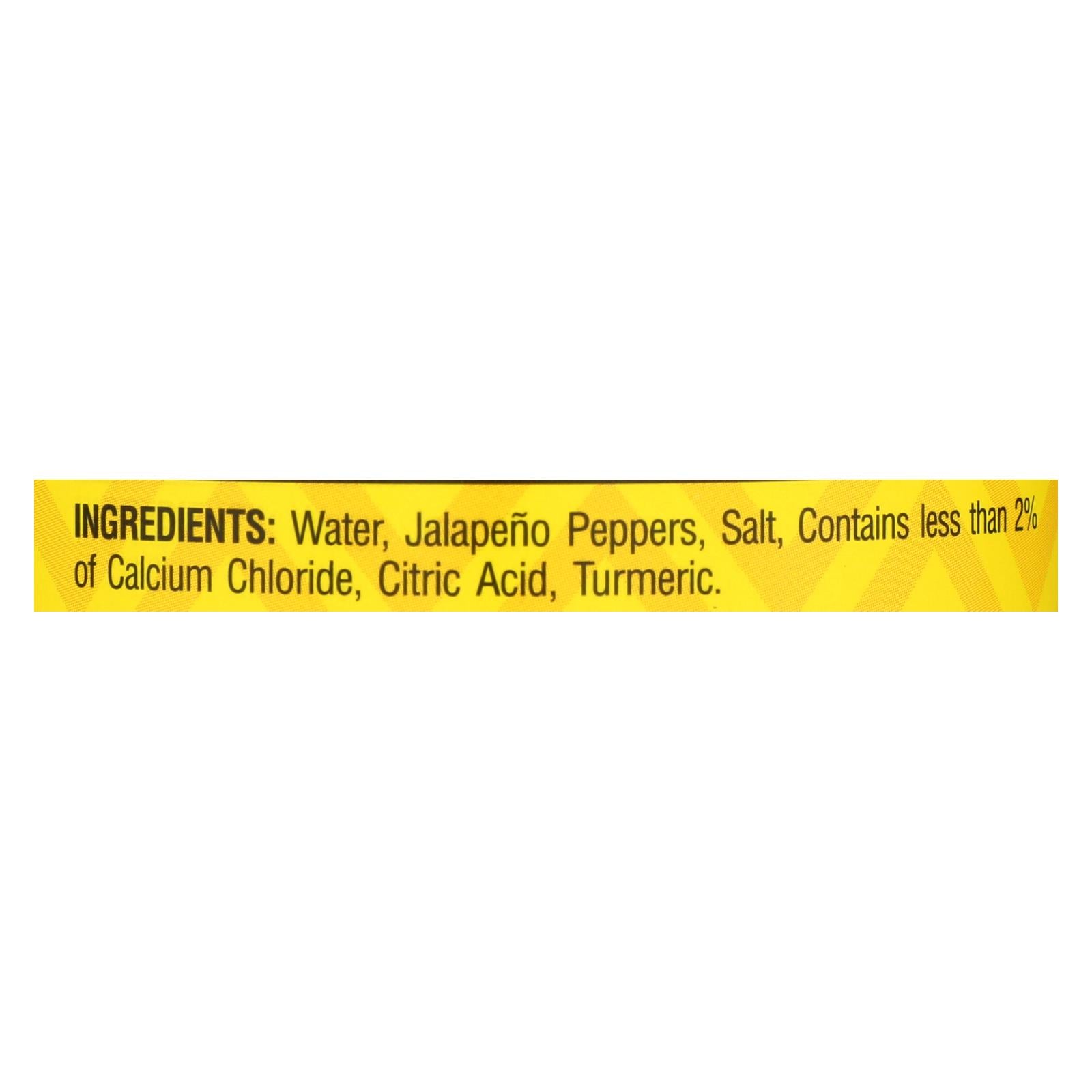 Hatch Chili Hatch Nacho Sliced - Jalapenos - Case Of 12 - 4 Oz. - Maras Green