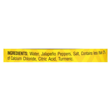 Hatch Chili Hatch Nacho Sliced - Jalapenos - Case Of 12 - 4 Oz. - Maras Green