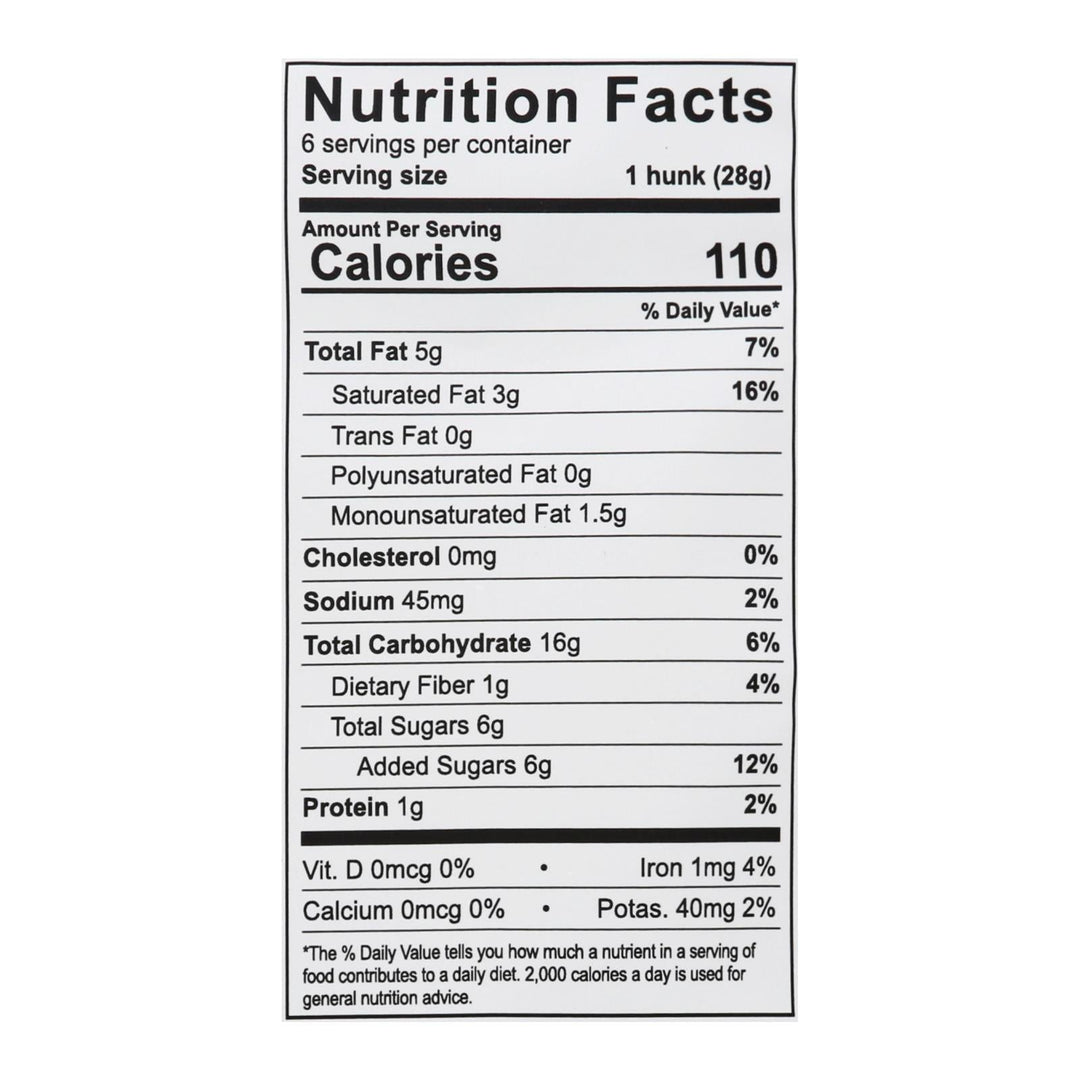 Heavenly Hunks - Cookie Oatmeal Chocolate Chip - Case Of 6 - 6 Oz - Maras Green