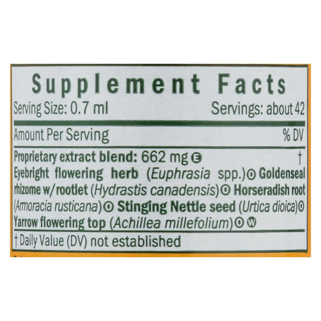 Herb Pharm - Pollen Defense Compound - 1 Each - 1 Fz - Maras Green