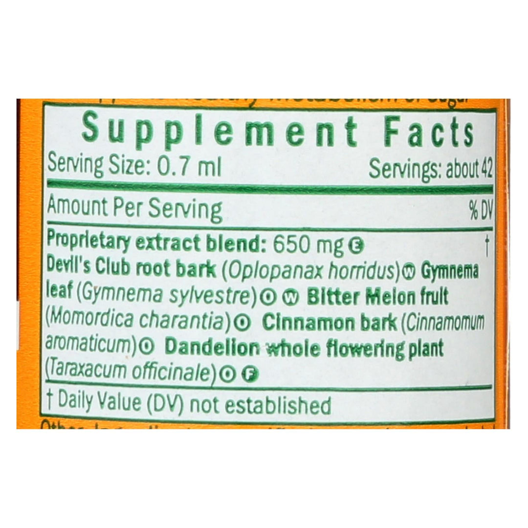 Herb Pharm - Sugar Metabolism - 1 Each - 1 Fz - Maras Green