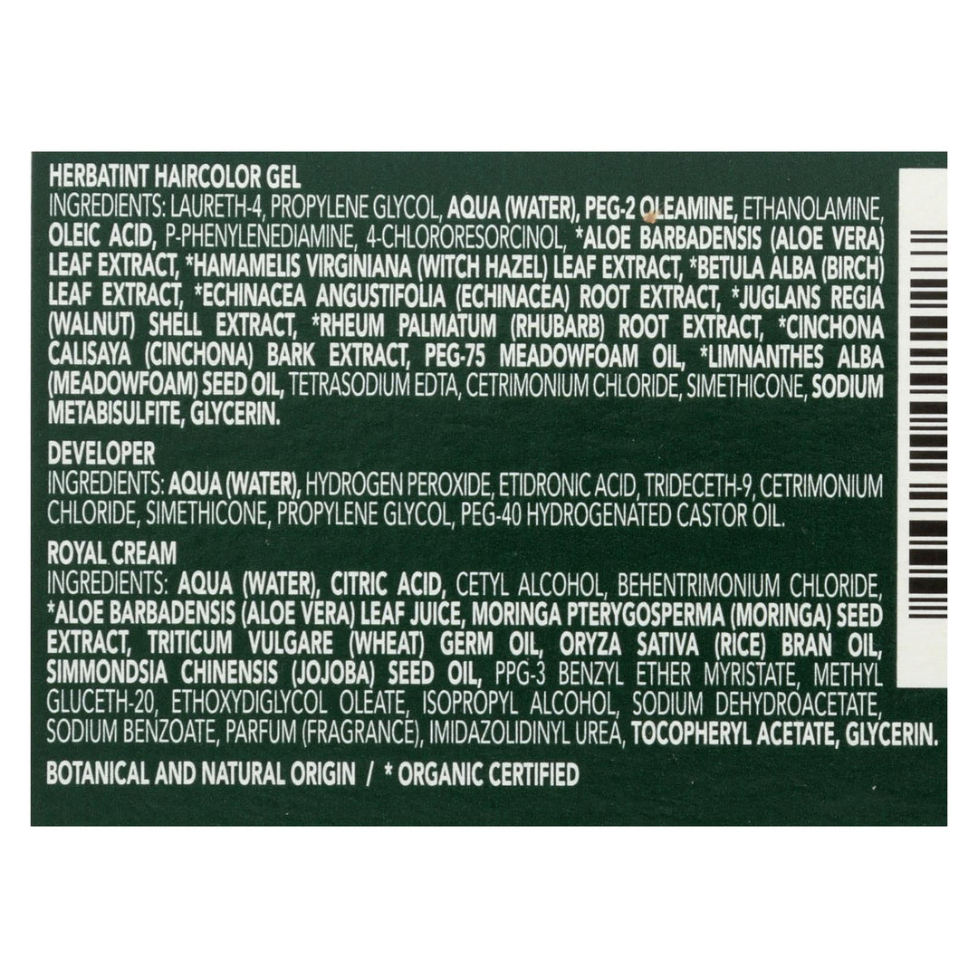 Herbatint Permanent Herbal Haircolour Gel 3n Dark Chestnut - 135 Ml - Maras Green