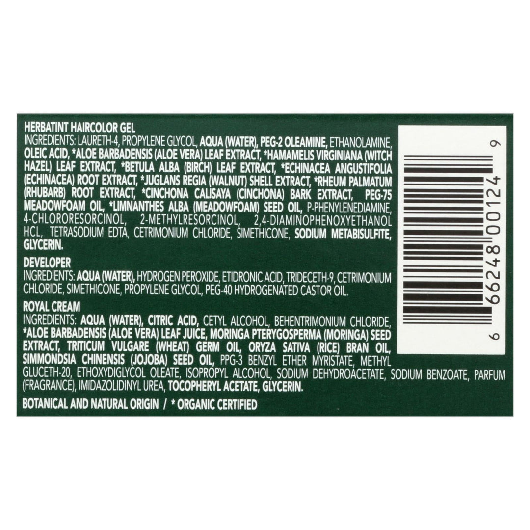 Herbatint Permanent Herbal Haircolour Gel 6c Dark Ash Blonde - 135 Ml - Maras Green