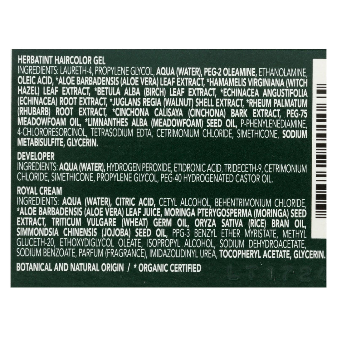 Herbatint Permanent Herbal Haircolour Gel 7n Blonde - 135 Ml - Maras Green