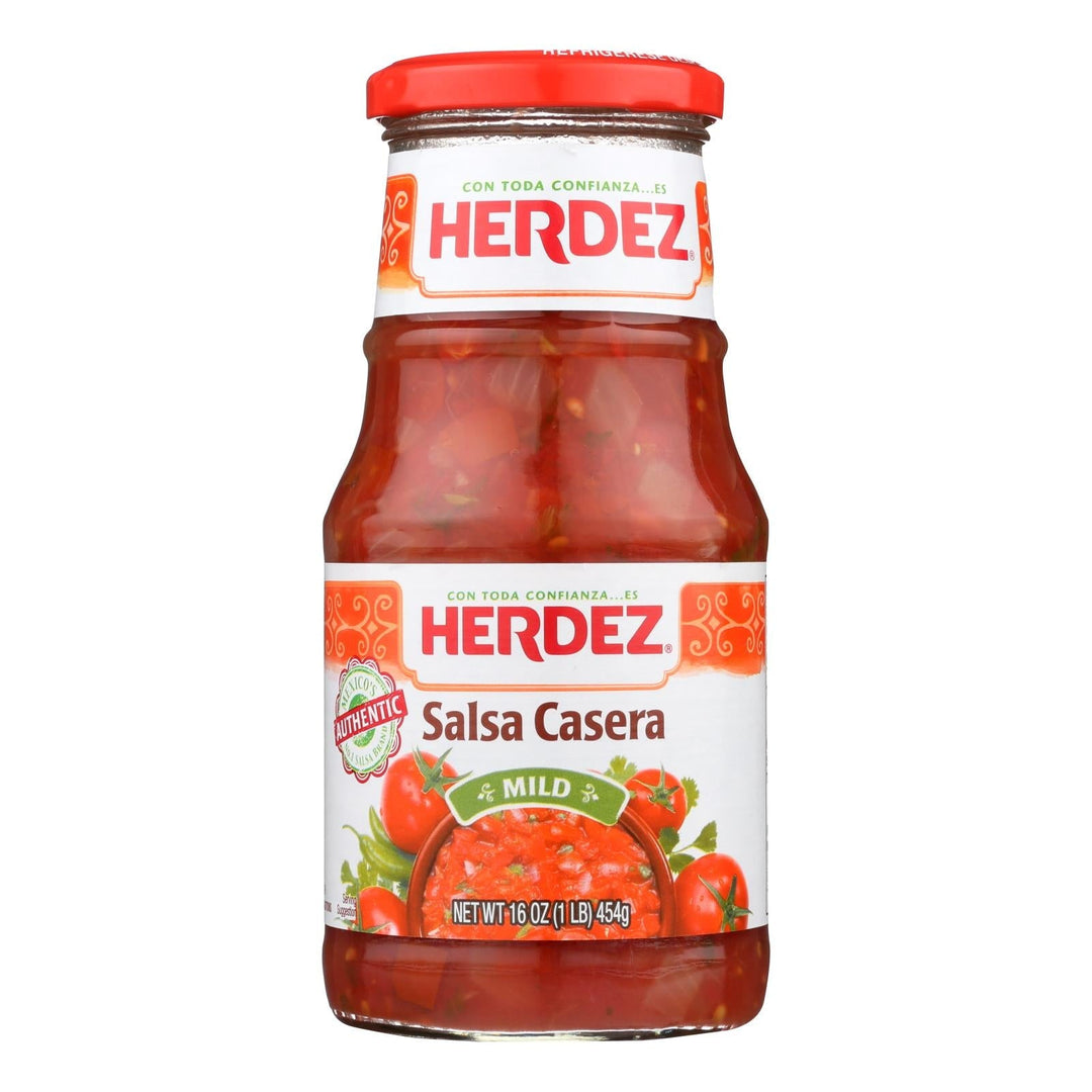 Herdez Salsa - Casera Medium - Case Of 12 - 16 Oz. - Maras Green