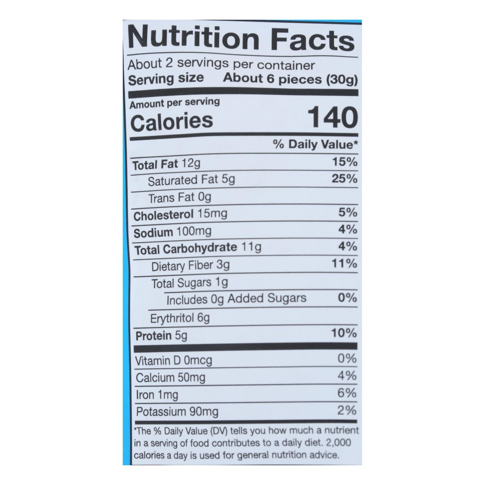 High Key - Cookie Brownie Keto - Case Of 6 - 2 Oz - Maras Green