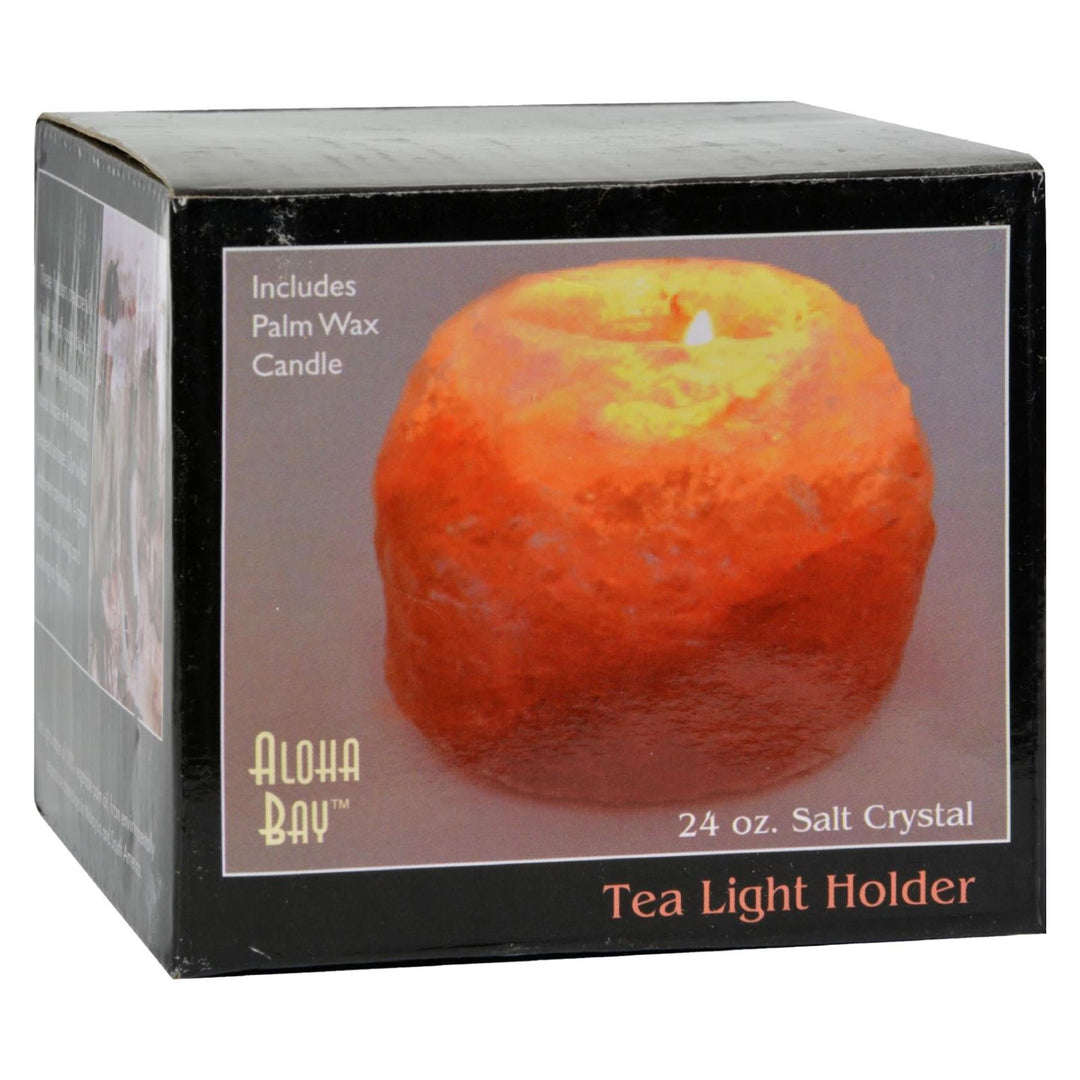 Himalayan Salt Tea Light Holder - 1 Candle - Maras Green
