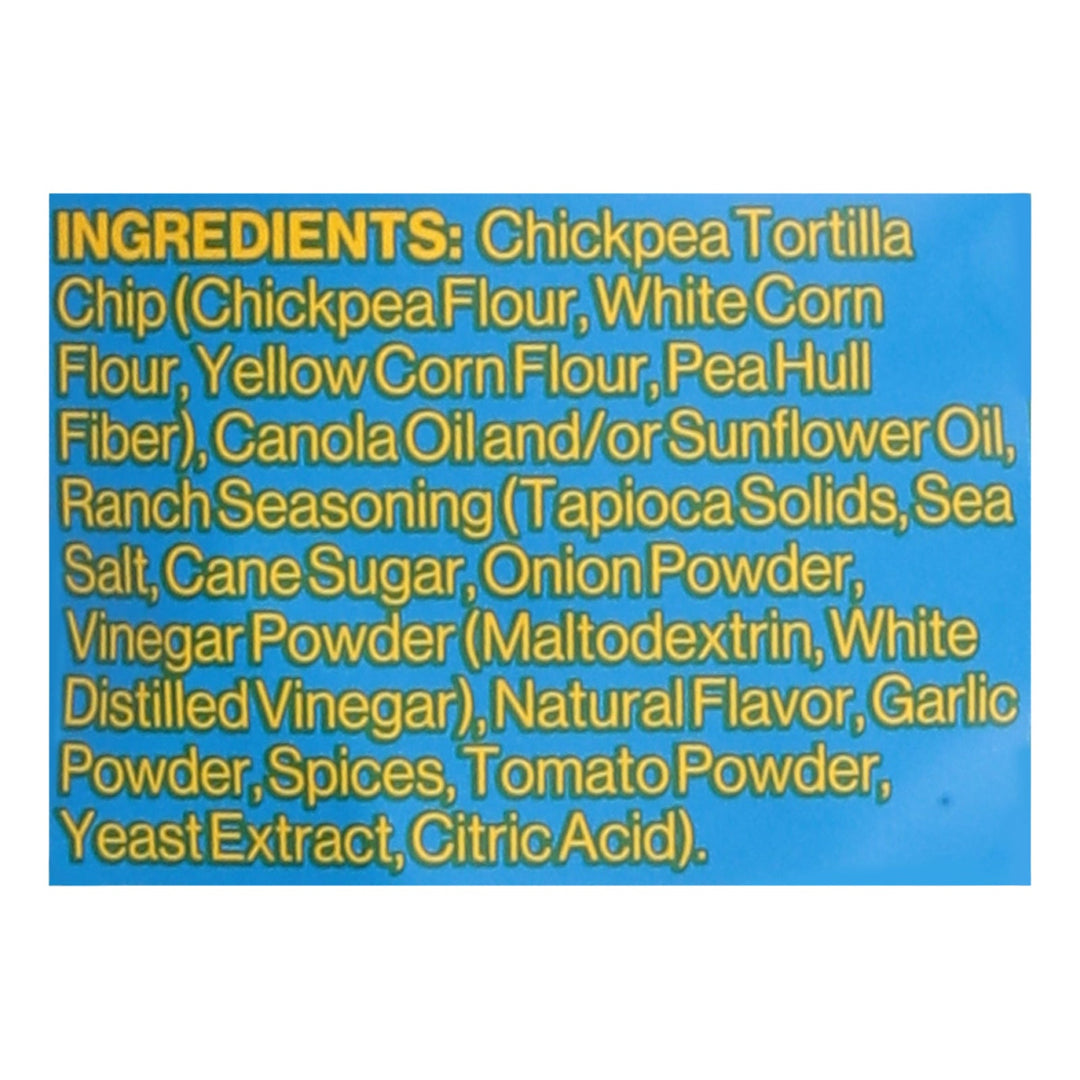 Hippeas - Tortilla Chip Chickpea Vegan Ranch - Case Of 12 - 5 Ounce - Maras Green