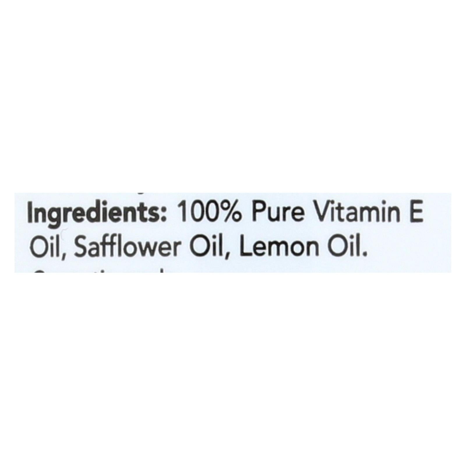 Hobe Labs Naturals Vitamin E Oil - 2 Fl Oz - Maras Green