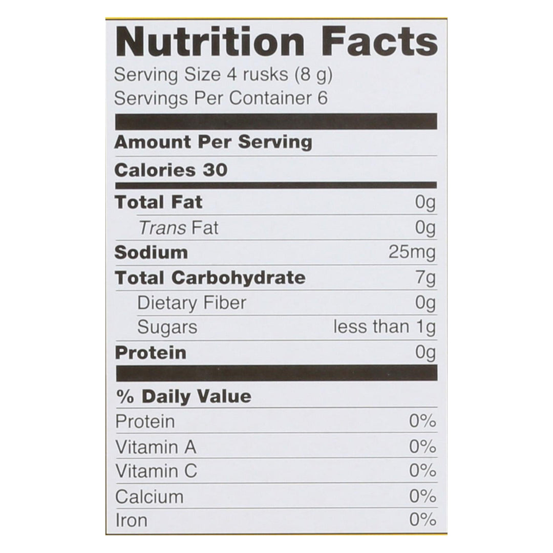 Hot Kid Baby Mum Rice Biscuit - Banana - Case Of 6 - 1.76 Oz. - Maras Green