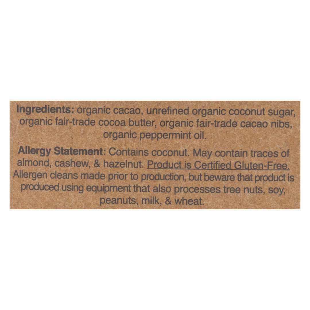 Hu - Dark Chocolate Bar Crunchy Mint - Case Of 12 - 2.1 Oz - Maras Green